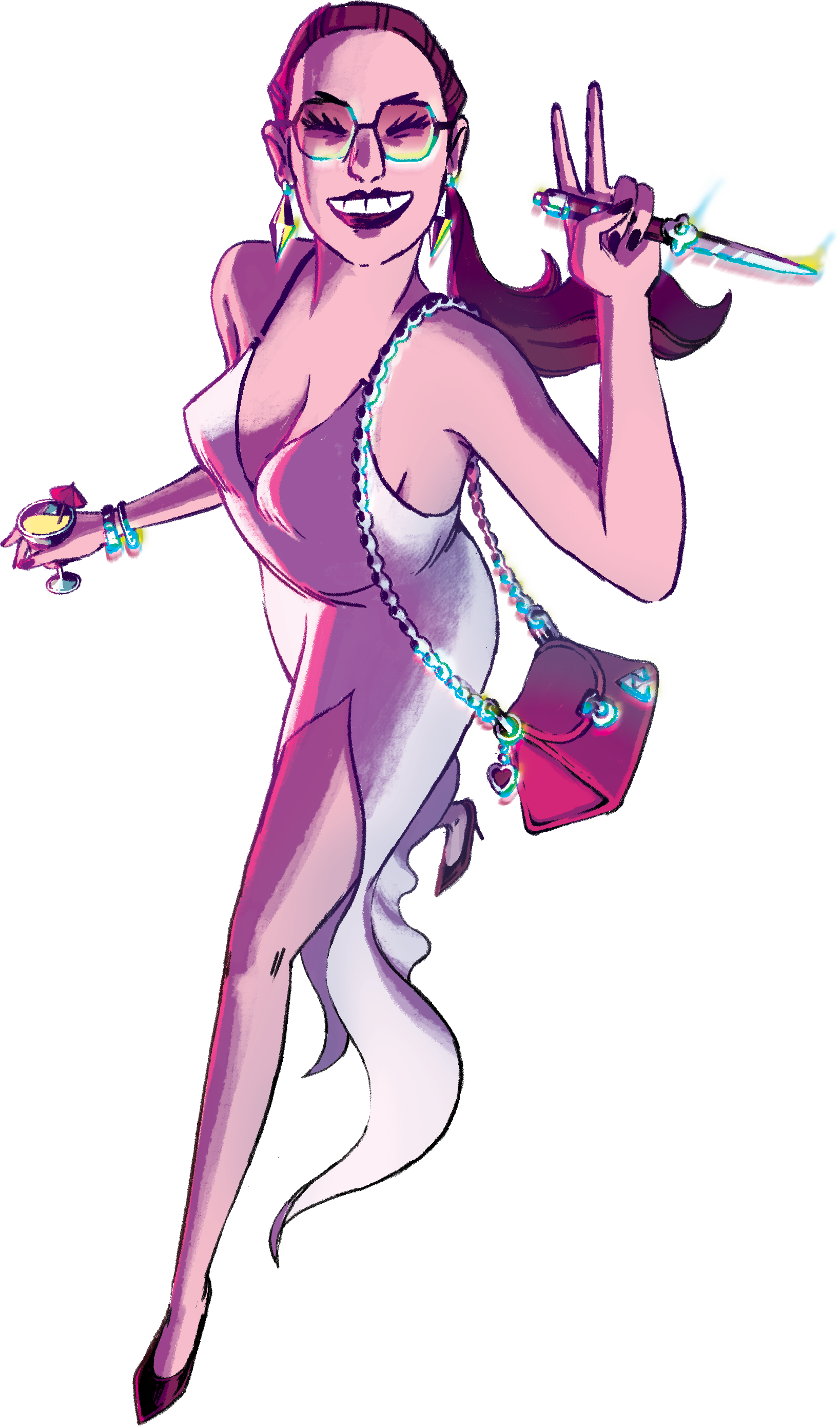 Illustration stylisée de Clotilde